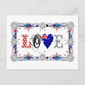 Carte Postale Love Australia