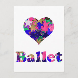 Carte Postale Love Ballet