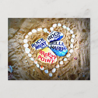 Carte Postale LOVE Breezy. Les rochers