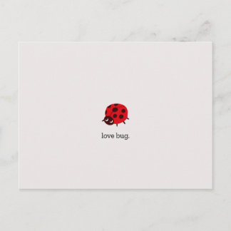 Carte postale Love Bug
