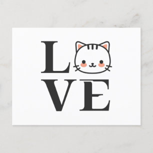 Carte Postale Love Cats