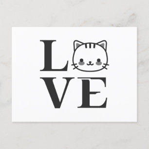 Carte Postale Love Cats