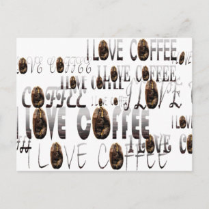 Carte Postale LOVE Coffee