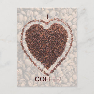 Carte Postale Love Coffee