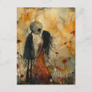 Carte Postale Love Dark Art