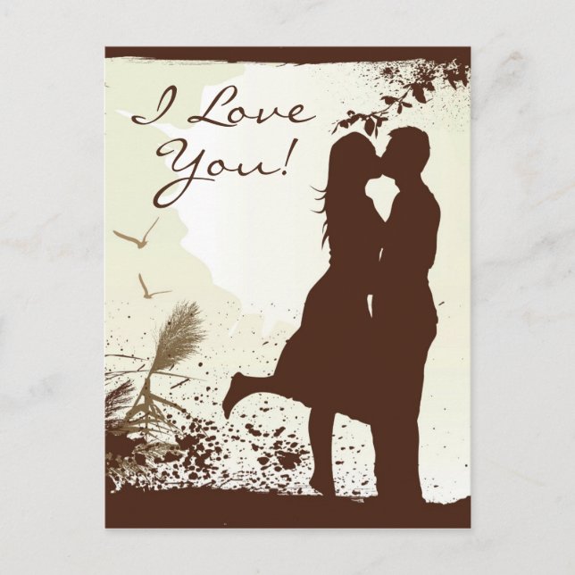 Carte Postale Love Design (Devant)