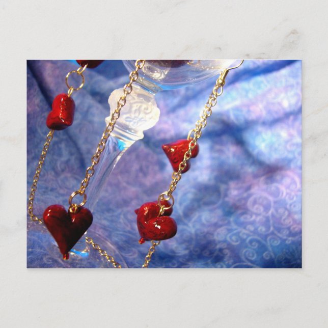 Carte Postale Love et Gold Dangles (Devant)