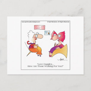 Carte postale LOVE GOGGLES par April McCallum