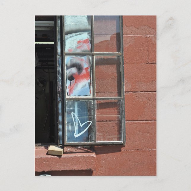 Carte Postale Love heart graffiti (Devant)