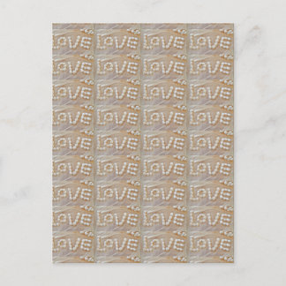 Carte Postale Love Heart Sea Shell Beach Hearts Seashells été