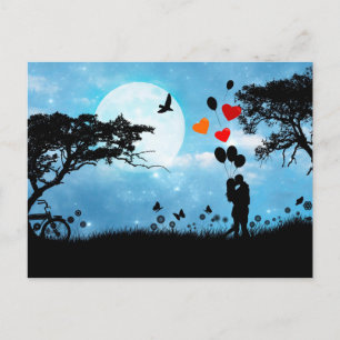 Carte Postale Love illustration