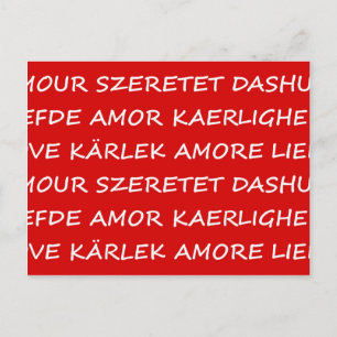 Carte Postale Love International