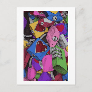 Carte Postale Love Locks