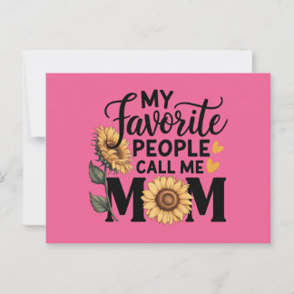 Carte Postale Love  Mom