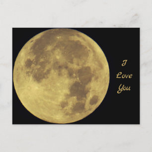 Carte Postale Love Moon