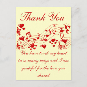 Carte Postale Love Notes_