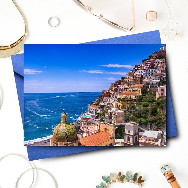 Carte Postale Love Of Positano Italie (Charming Positano card perfect for heartfelt, personalized messages and greetings.)
