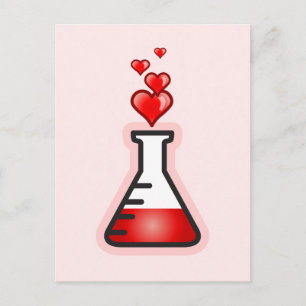 Carte Postale Love Potion Chimie, Science de la Santé