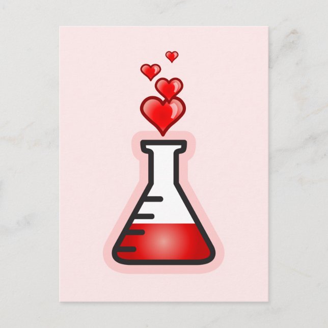 Carte Postale Love Potion Chimie, Science de la Santé (Devant)
