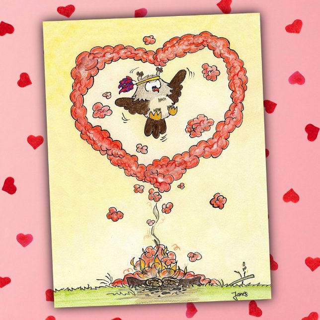 Carte postale Love Signal par Nicole Janes (Créateur téléchargé)