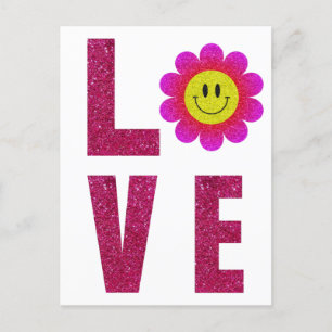 Carte Postale Love Sunflower
