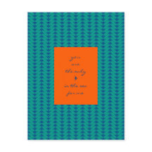 Love You Funny Modern Fish Motif