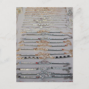 Carte Postale Lovely Diamind Jewelry coeur design collection d'a