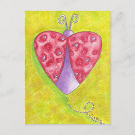 Carte Postale Lovely Ladybug