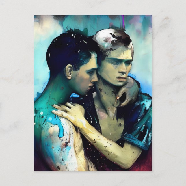 Carte postale Lovers (Devant)