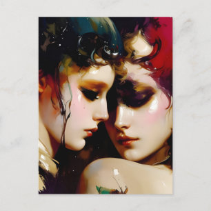 Carte postale Lovers