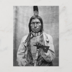 Carte Postale Low Dog - Photo vintage des Amérindiens