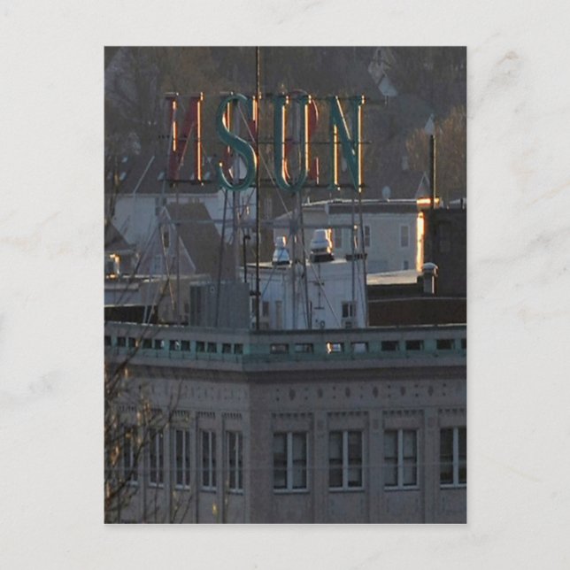 CARTE POSTALE LOWELL SUN BUILDING (Devant)