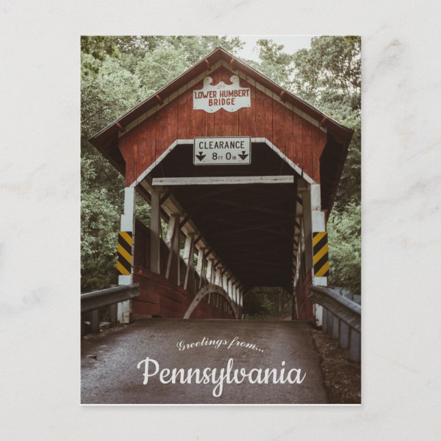 Carte Postale Lower Humbert Bridge Somerset Comté de Pennsylvani (Devant)
