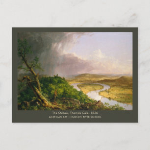 Carte Postale L'Oxbow Thomas Cole Peinture Paysage Été