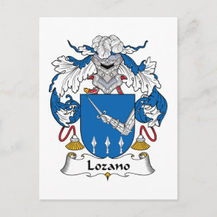 Carte Postale Lozano Family Crest