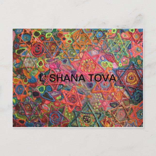 CARTE POSTALE L'SHANA TOVA (Devant)