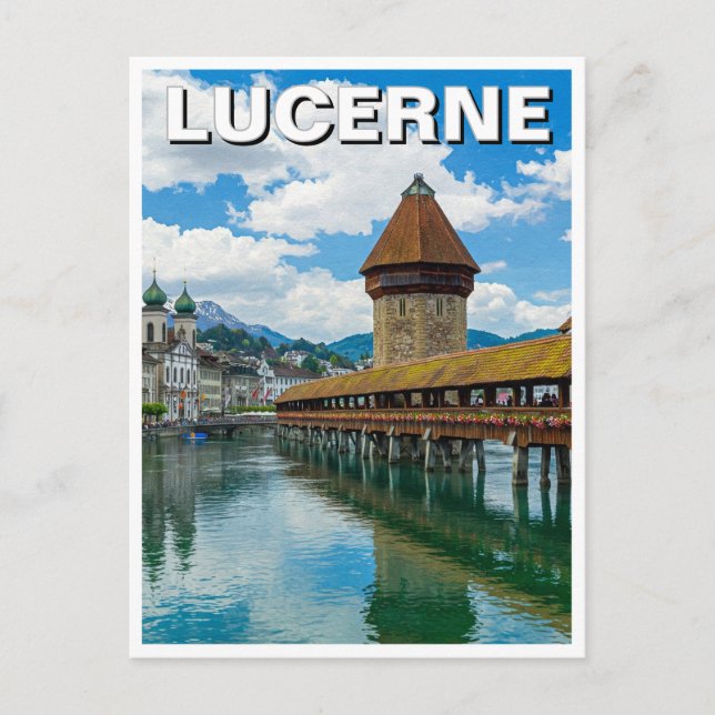 Carte Postale Lucerne Suisse Voyage (Devant)