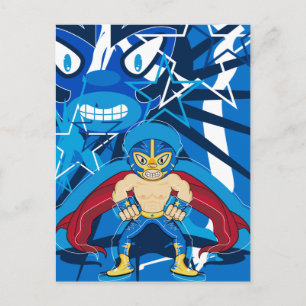 Carte Postale Lucha Libre Luchador Wrestler