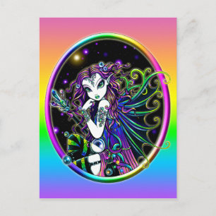 Carte postale "Lucidia" Céleste Crystal Rainbow Fa