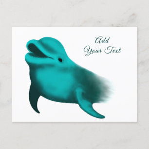 Carte Postale Lucky Dolphin - Ajouter votre texte