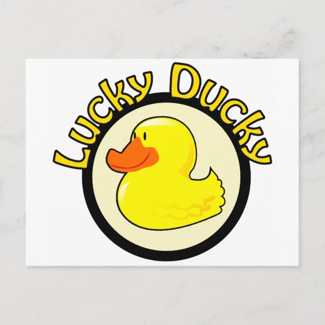 Carte Postale Lucky Ducky (Devant)