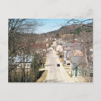 Carte Postale Ludlow, Vermont - Rue Dépôt