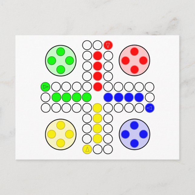 Carte Postale Ludo Classic Board Game (Devant)