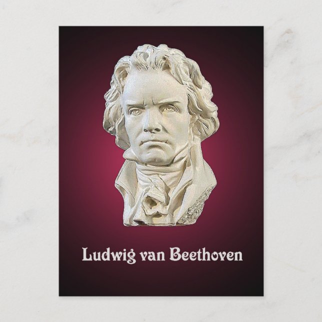 Carte postale Ludwig van Beethoven (Devant)