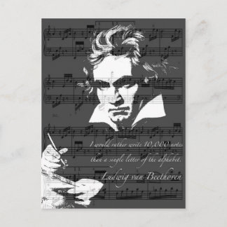 Carte Postale Ludwig van Beethoven