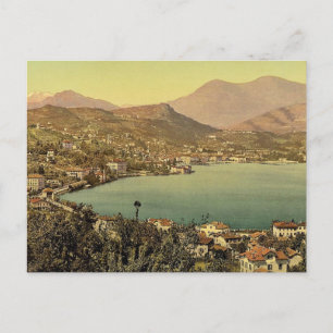 Carte Postale Lugano, de San Salvatore, Tessin, Suisse vi