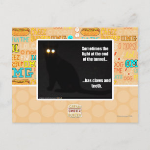 Carte Postale Lumière à l'extrémité du tunnel