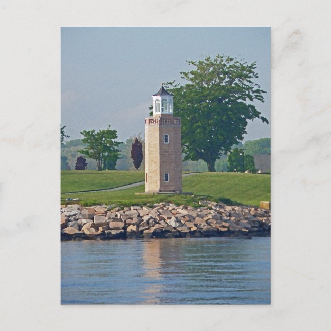 Carte Postale Lumière Avery Point (Devant)