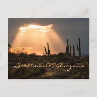 Carte Postale Lumière dans le désert Scottsdale, AZ