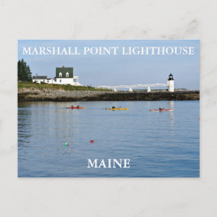 Carte Postale Lumière de Marshall Point, Port Clyde Maine